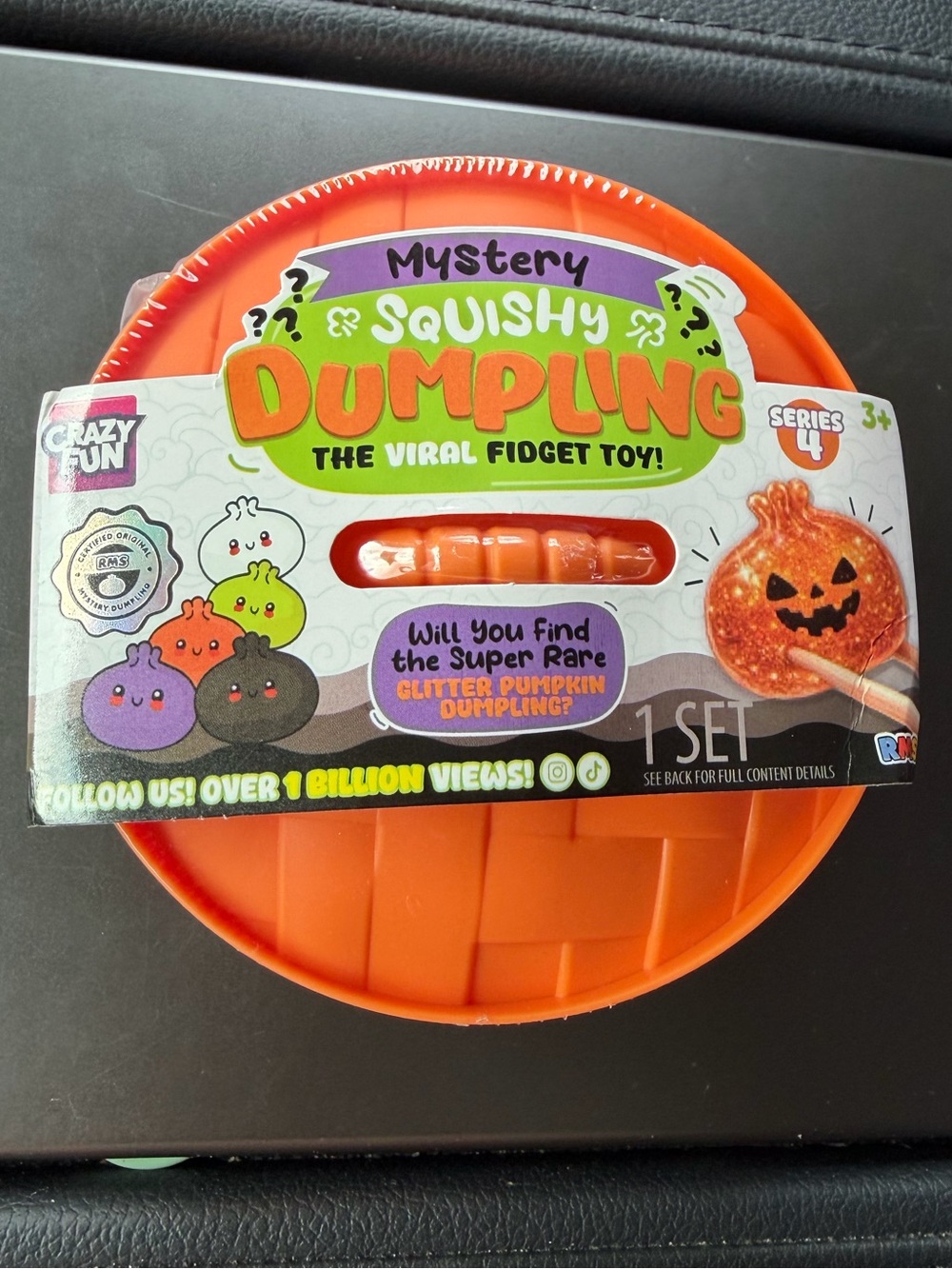 RMS Mystery Squishy Dumpling - Glitter Pumpkin Dumpling Edition!
